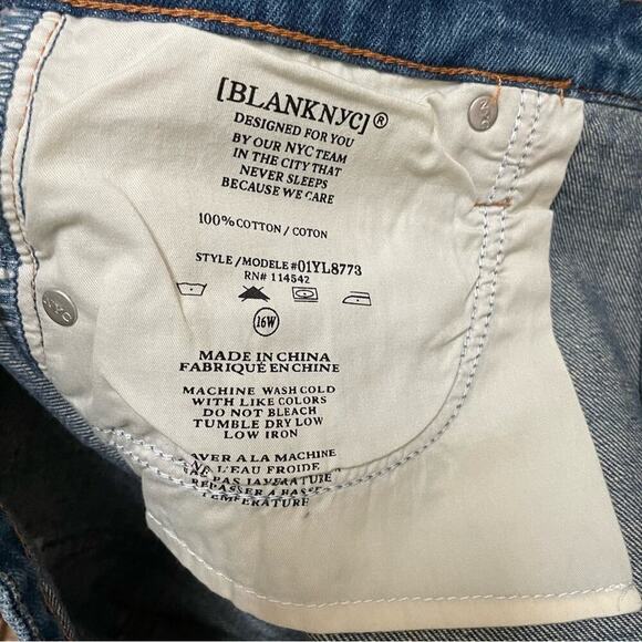 NWT BLANKNYC Jean Shorts Size 16W - Picture 6 of 6